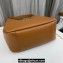 Saint Laurent le 5 à 7 supple small Bag in grained leather 713938 Brown