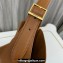 Saint Laurent le 5 à 7 supple small Bag in grained leather 713938 Brown