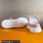 Louis Vuitton Lous Open Back Sneakers Calf leather and Monogram Denim Pink Top Quality