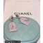 Chanel Metal, Resin & Strass Pendant Earrings ABC779 Gold, Pink, Black & Crystal 2024