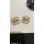 Chanel Metal & Resin CC Earrings White 2024