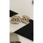 Chanel Metal & Resin CC Earrings White 2024
