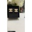 Chanel Metal & Resin CC Earrings White 2024