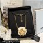 Chanel Metal, Resin& Strass Pendant Necklace ABC769 Gold, Transparent & Crystal 2024