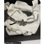 Chanel Metal & Strass Choker Necklace ABB983 Silver, Black & Crystal 2024