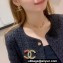 Chanel Metal & Strass Brooch ABC318 Gold & Multicolor 2024
