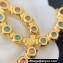 Chanel Metal & Strass Brooch ABC318 Gold & Multicolor 2024