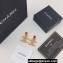 Chanel Metal & Strass Pendant Earrings Red/Pink/Yellow 2024