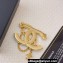 Chanel Star Metal Brooch Gold & Black 2024