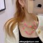 Chanel Metal & Glass Pearls Long Necklace ABC485 Gold, Pink & Pearly White 2024