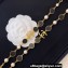 Chanel Metal & Glass Pearls Long Necklace ABC485 Gold, Black & Pearly White 2024