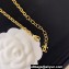 Chanel Metal & Glass Pearls Long Necklace ABC485 Gold, Black & Pearly White 2024