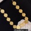 Chanel Metal & Glass Pearls Necklace Gold, Pink 2024