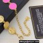 Chanel Metal & Glass Pearls Necklace Gold, Pink 2024
