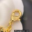 Chanel Metal & Glass Pearls Necklace Gold, Pink 2024