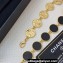 Chanel Metal & Glass Pearls Necklace Gold, Black 2024