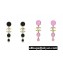 Chanel Metal Pendant Earrings Gold/Black 2024