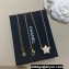 Chanel Metal & Strass Star Pendant Necklace 2024