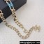 Chanel Metal Choker Necklace ABC384 Gold & Multicolor 2024