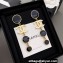 Chanel Metal Pendant Earrings Gold/Black 2024