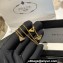 Prada Eternal Gold Eternal mini triangle pendant necklace in yellow gold and diamonds 2024