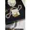 Chanel Metal & Pearls Pendant Necklace Gold 2024