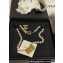 Chanel Metal & Pearls Pendant Necklace Gold 2024