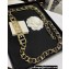 Chanel Lambskin, Gold-Tone Metal & Strass Chain Belt AA9275 Black 2024