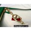 Valentino Small Vlogo Moon Hobo Bag In NAPPA LEATHER Green With Chain