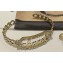Chanel Metal, Glass Pearls & Diamantés Cuff Bracelet ABB773 Gold, Pearly White & Crystal 2024