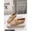 Jimmy Choo Calf Leather Diamond Tilda Loafers Nude with Diamond Chain 2024