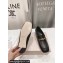 Jimmy Choo Calf Leather Diamond Tilda Loafers Black with Diamond Chain 2024