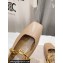 Jimmy Choo Nappa Leather Diamond Tilda Flats Nude with Chain 2024