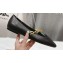 Jimmy Choo Nappa Leather Diamond Tilda Flats Black with Chain 2024