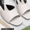 Gucci Heel 6cm Interlocking G heel Slide sandals 772569 Leather White 2024