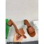 Bottega Veneta Heel 4.5cm Leather Amy mules with Intreccio pattern Brown 2024