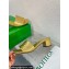 Bottega Veneta Heel 4.5cm Leather Amy mules with Intreccio pattern Gold 2024