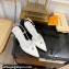 Louis Vuitton Heel 6.5cm Glazed calf leather Stellar Slingback Pumps White 2024