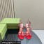 Gucci Heel 10.5cm Horsebit with crystals sandals 771596 Leather Red 2024