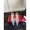 Roger Vivier Heel 5.5cm Mini Buckle Slingback Pumps in Patent Leather Blue/White 2024