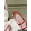 Roger Vivier Heel 3.5cm Bouquet Strass Babies Ballerinas in Patent Leather Red 2024