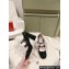 Roger Vivier Heel 9.5cm Bouquet Strass Babies Ballerinas in Patent Leather Black 2024