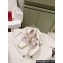 Roger Vivier Heel 9.5cm Bouquet Strass Babies Ballerinas in Patent Leather White 2024