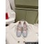 Roger Vivier Heel 9.5cm Bouquet Strass Babies Ballerinas in Glitter Silver 2024