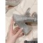 Roger Vivier Heel 9.5cm Bouquet Strass Babies Ballerinas in Glitter Silver 2024
