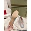 Roger Vivier Heel 9.5cm Bouquet Strass Babies Ballerinas in Glitter Silver 2024