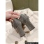 Roger Vivier Heel 9.5cm Bouquet Strass Babies Ballerinas in Glitter Gray 2024