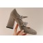Roger Vivier Heel 9.5cm Bouquet Strass Babies Ballerinas in Glitter Gray 2024