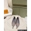 Louis Vuitton LV Night Met Flat Ballerinas in Satin Gray 2024