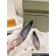 Louis Vuitton LV Night Met Flat Ballerinas in Satin Gray 2024